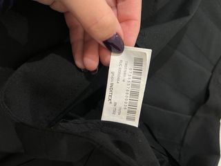 Falda mini de tablas negra