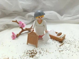 Playmobil Lavandera con accesorios