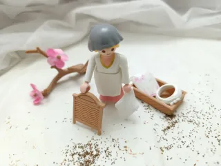 Playmobil Lavandera con accesorios