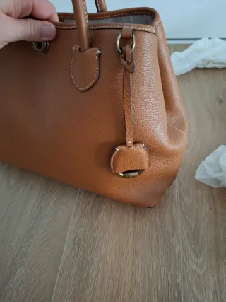 Bolso Piel Ralph Lauren Marrón