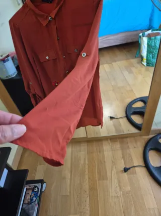 Blusa New Look Roja Talla S