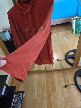 Blusa New Look Roja Talla S