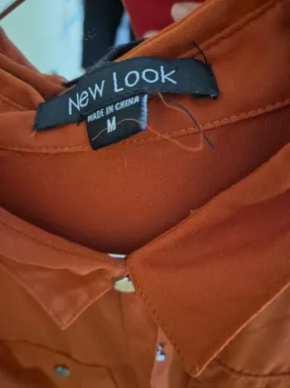 Blusa New Look Roja Talla S