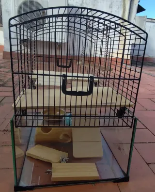 Jaula para Jerbos con Accesorios