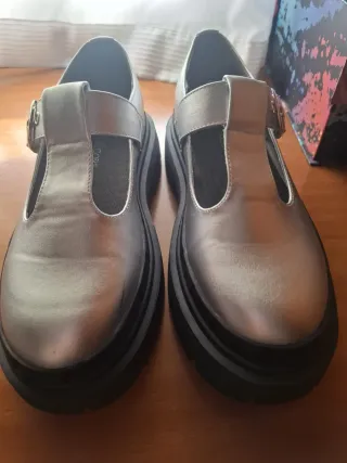 Zapatos plataforma Kracs plateados