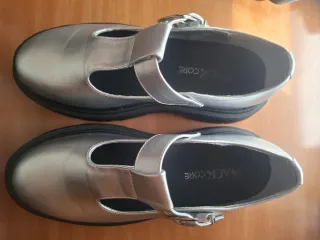 Zapatos plataforma Kracs plateados