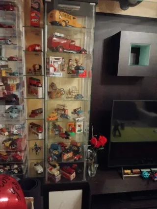 Vitrina expositora de cristal