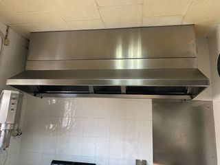 Campana extractora industrial acero inoxidable