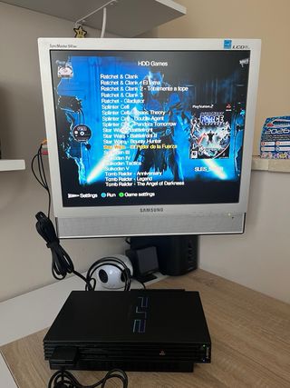 Consola PS2 SCPH-50004 Negra + Juegos