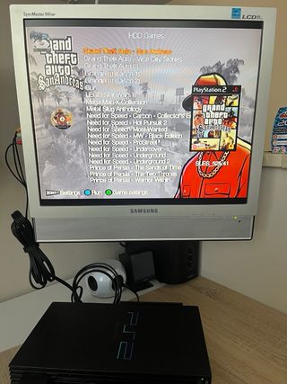 Consola PS2 SCPH-50004 Negra + Juegos