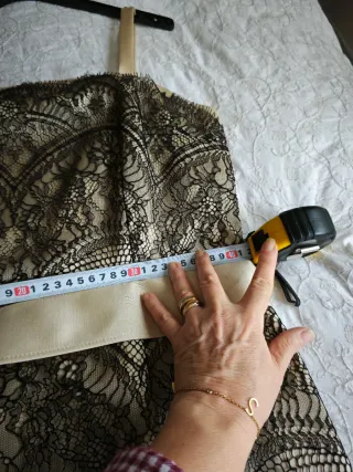 Vestido Roberto Verino Negro y Dorado