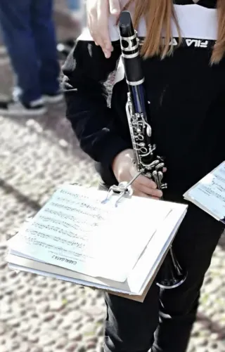 Atril de calle para clarinete/requinto