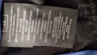 Pantalón de traje / vestir azul marino hombre