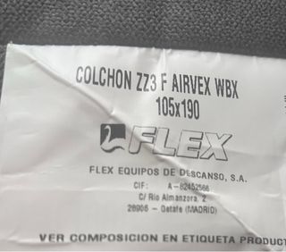 Cama Abatible Vertical + Colchón Flex Airvex 105