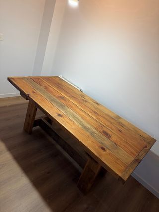 Mesa comedor de madera maciza recuperada 180X90x75