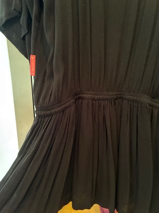 Vestido H.Preppy Negro Espalda Descubierta Talla S