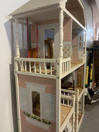 Casa de muñecas infantil de madera