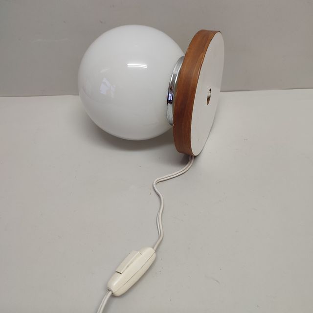 Lámpara Sobremesa Globo Cristal