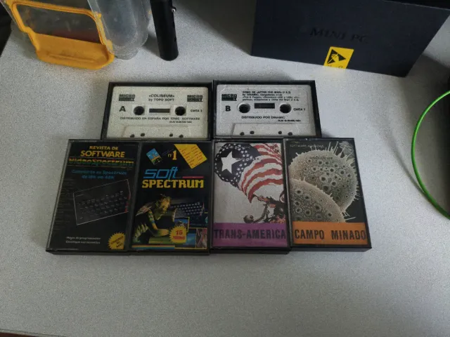 Lote 6 cintas Topo Soft Spectrum