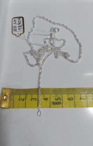 Cadena de Plata de Ley de 60cm