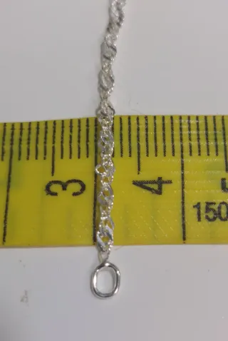 Cadena de Plata de Ley de 60cm