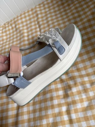 Sandalias Talla 39 Azul y Rosa