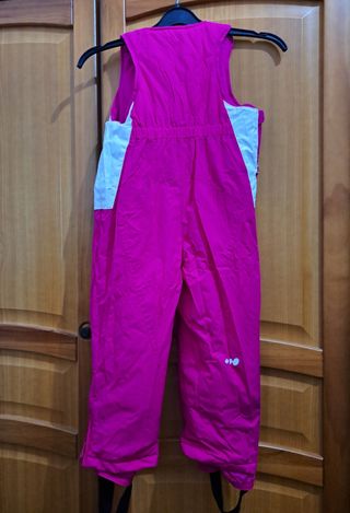 Mono Nieve Niña Rosa Wedze T. 3, manoplas a juego