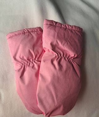 Mono Nieve Niña Rosa Wedze T. 3, manoplas a juego