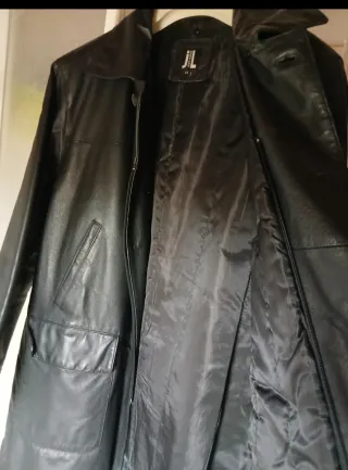 Giacca lunga in pelle Jil Sander uomo