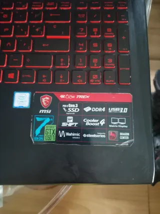 MSI Gaming Laptop i7