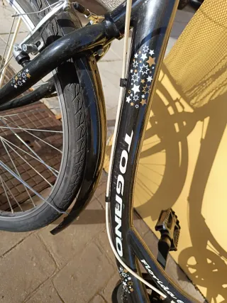 Bicicleta Paseo 25 pulgadas Negra