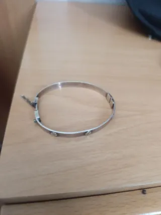 Pulsera Aro Estilo Cartier Plata 925