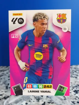 Cromo Lamine Yamal adrenalyn liga XL 25 26