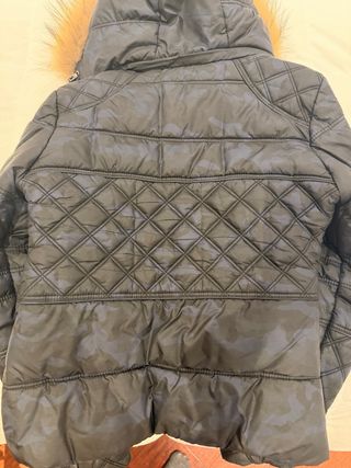 Chaqueta Moncler Camuflaje con Capucha y Pelo