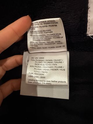 Chaqueta Moncler Camuflaje con Capucha y Pelo