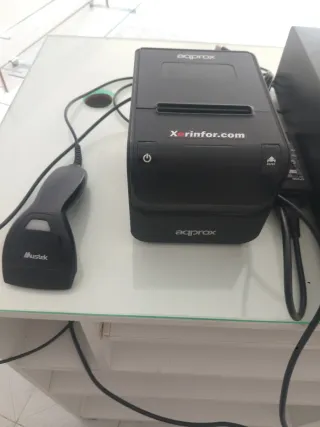 Cajón TPV, Impresora Ticket y Scanner