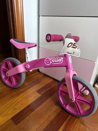 Bici de equilibrio rosa