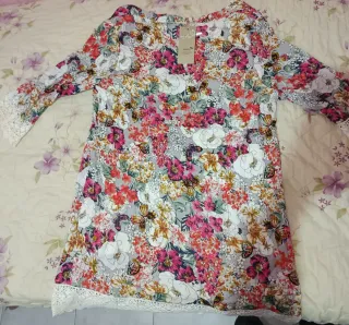 Vestido estampado floral talla XXXL