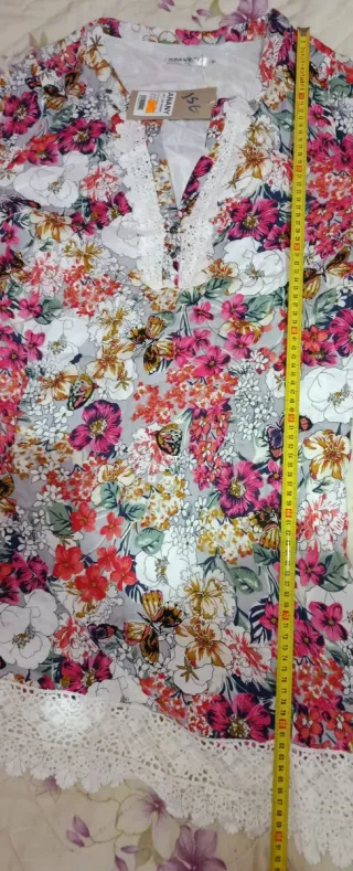 Vestido estampado floral talla XXXL