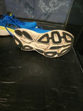 Hoka Bondi 8 Scarpe da Corsa Blu/Giallo originali