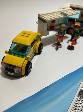 Lego City 4435 Coche Caravana, Caja Instrucciones