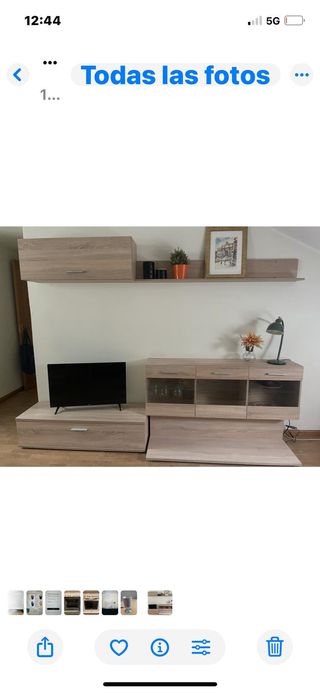 Conjunto Muebles Salón Roble Canadian