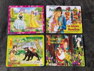 Puzzles Infantiles Clásicos Cuentos (4 uds)