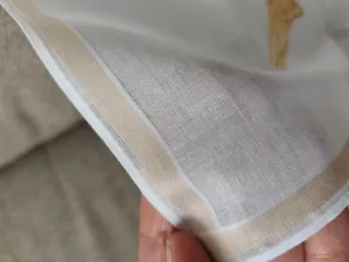 Set di due sciarpe in cotone per donna