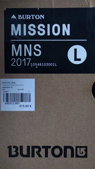 Tabla Snowboard Burton Blunt + Fijaciones Mission