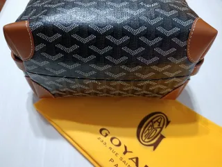 Neceser Goyard Negro y Marrón