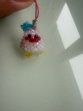 Colgante Pingüino Cuentas