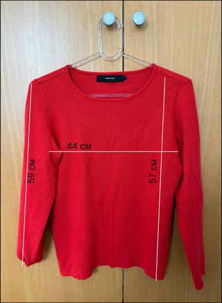 Jersey Rojo Vero Moda Mujer Talla M