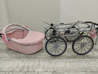 Lote Carrito Muñecas, Maxi Cosi y Mochila