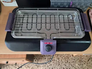 Barbacoa Eléctrica Sin Humo - Parrilla y Plancha